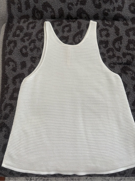 Babaton Tops - Babaton white Crochet Tank Top